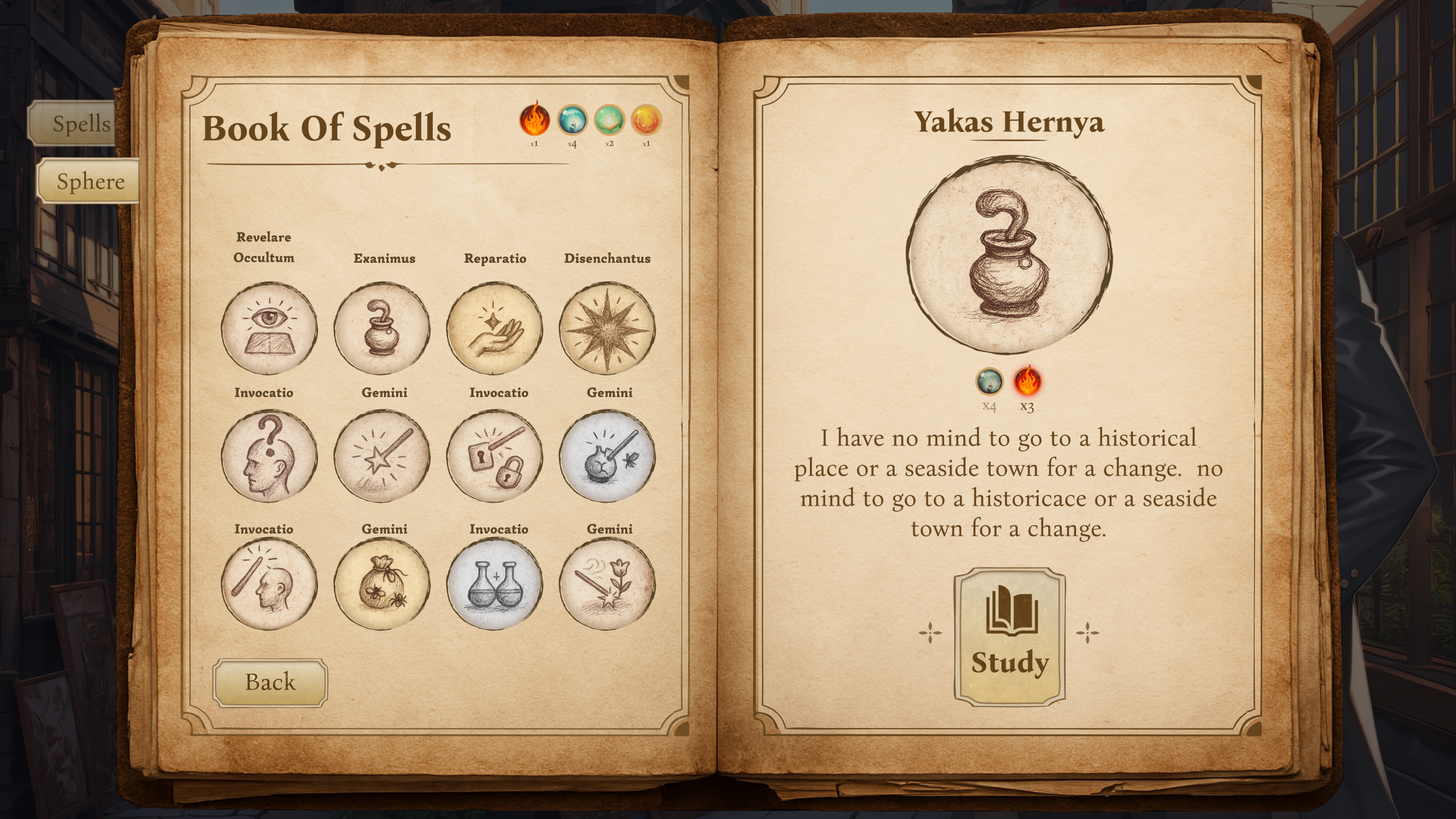 Urban interface - screen 1