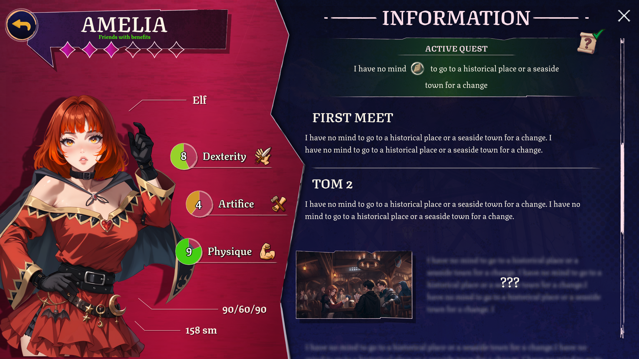 Urban interface - screen 1